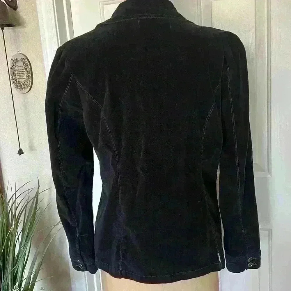 Jeanstar Vintage Velvet Blazer. Size PM - Picture 5 of 13